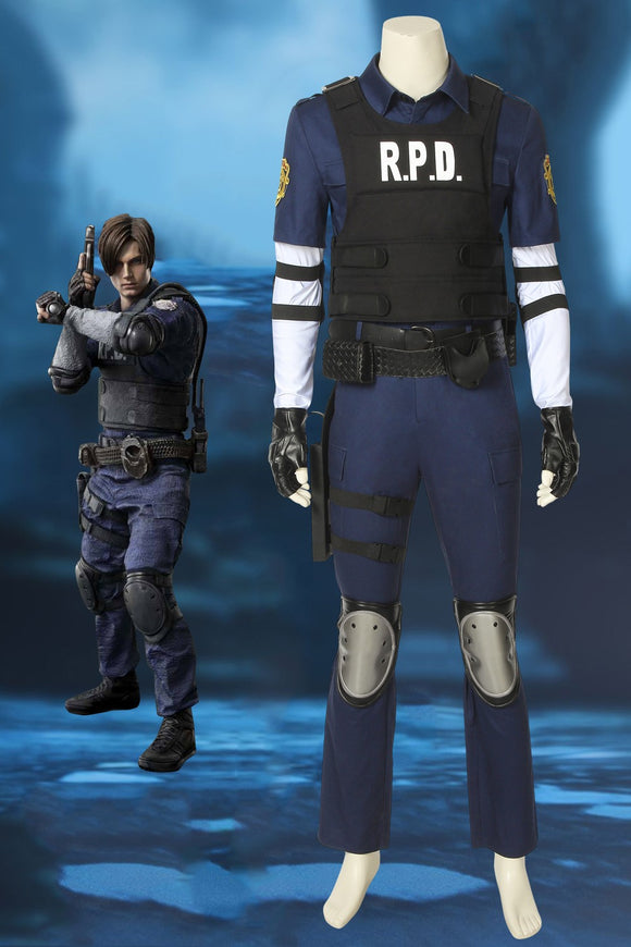 Resident Evil 2 Remake Leon Scott Kennedy Cosplay Costume