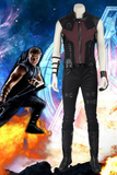 Marvel The Avengers Hawkeye Clinton Francis Barton Cosplay Costume With Boots