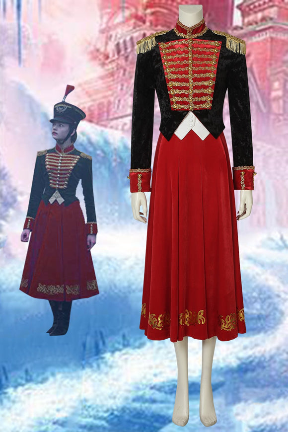 The Nutcracker And The Four Realms Clara Soldier Uniform Cosplay Costume